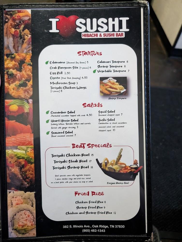 I Heart Sushi Menu image 2